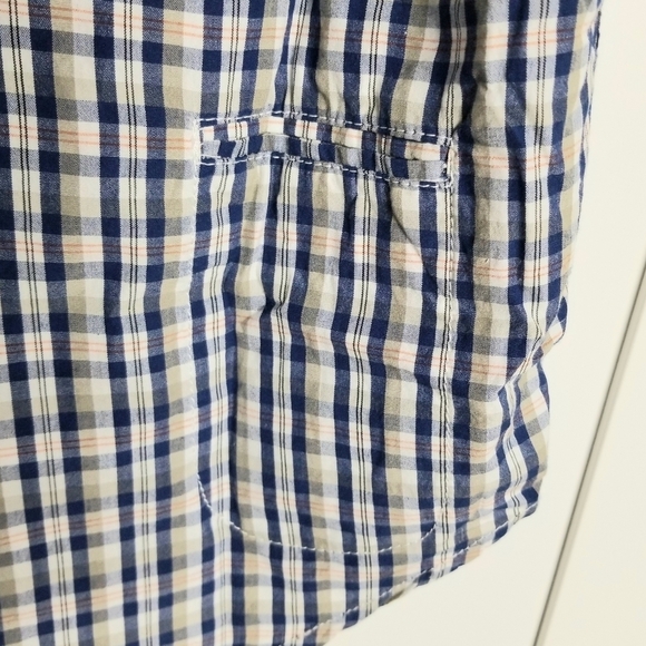 NWT TroyLee Designs Men's Blue Plaid Shortsleeve Casual Work Buttondown Shirt, S - Picture 3 of 8